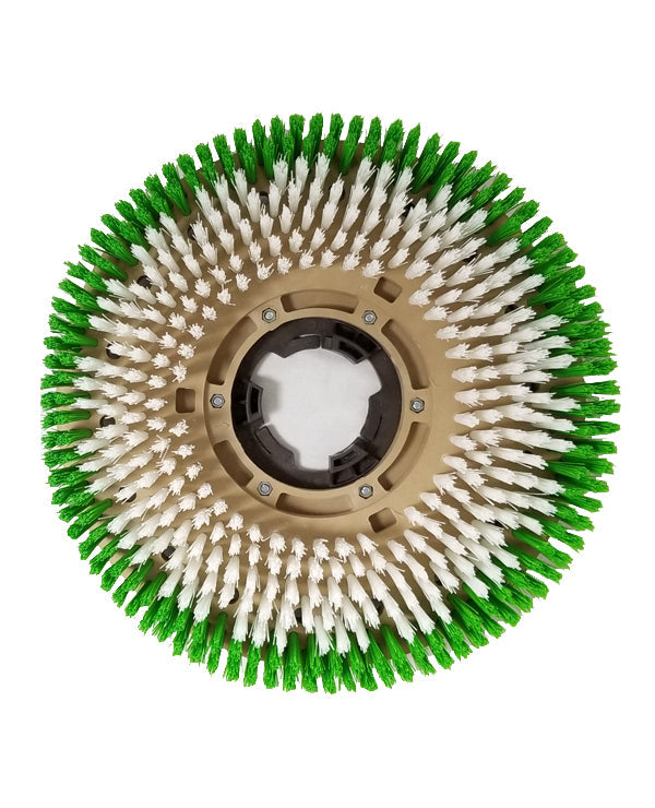 16" Rotary Floor Scrubbing Brush Green/White