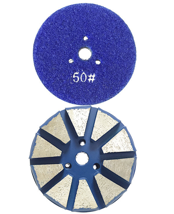 Metal Diamond Pad 50 GRIT 3" EA
