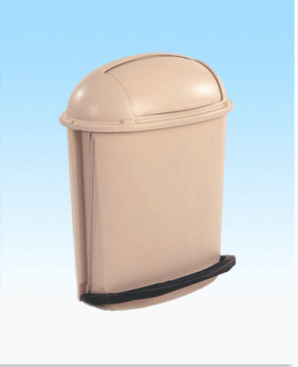 Foot Pedal Rolltop Receptacle