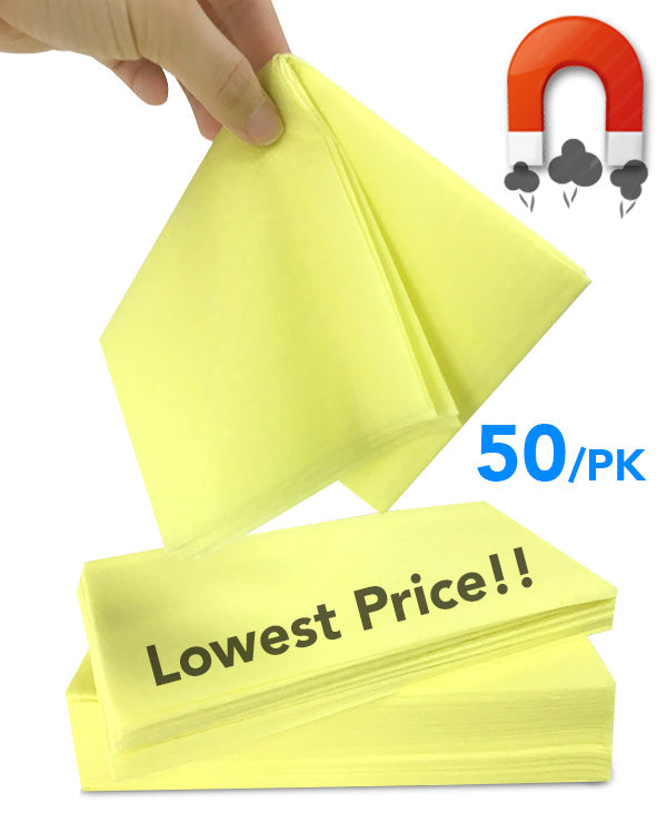 JL Dust Cloth Yellow 13" x 17" 50EA/PACK