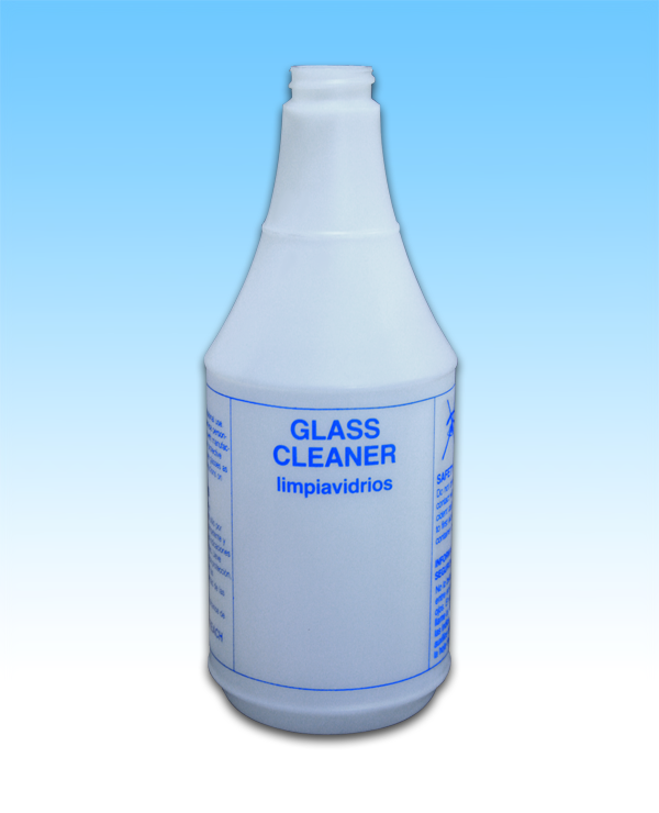 24 Oz "Glass Cleaner" Bottle