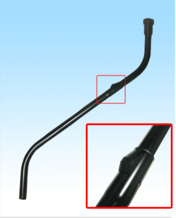 Telescoping S Wand Black ALUMINUM 38mm