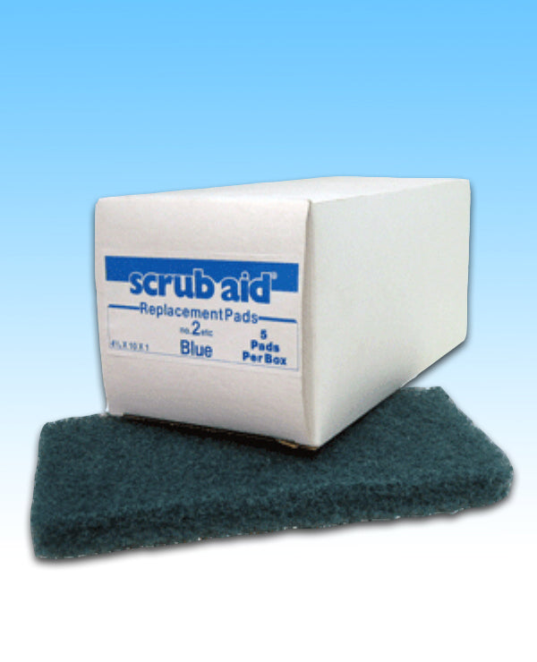 Scrub Aid No. 2 Pad Blue 5EA/PACK