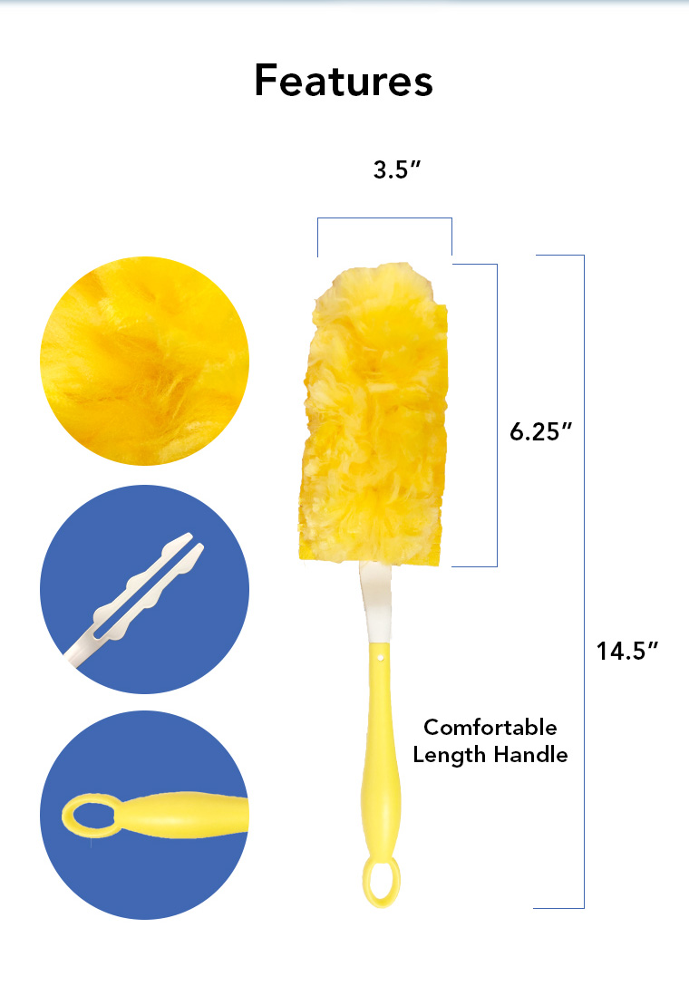 micro duster, microfiber dust cleaner, features.