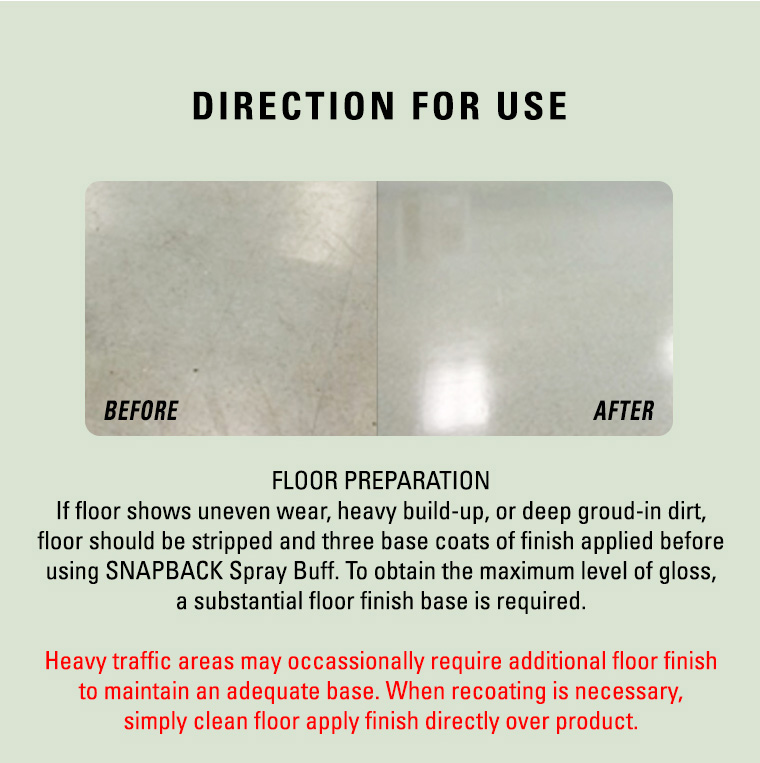 direction for use, floor preparation.